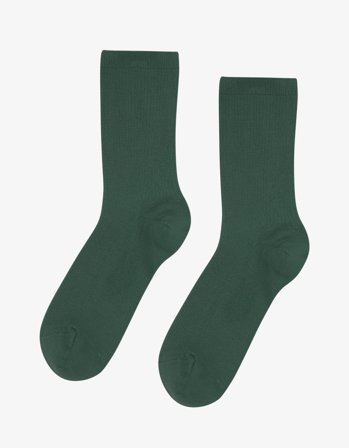 Women Classic Organic Sock - Emerald Green - One Size