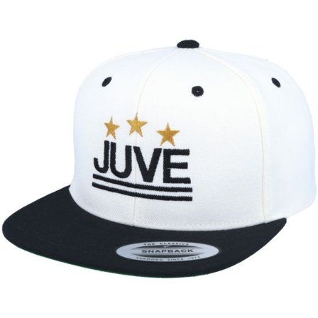 Forza - Vit snapback Keps - Juve White/Black Snapback @ Hatstore