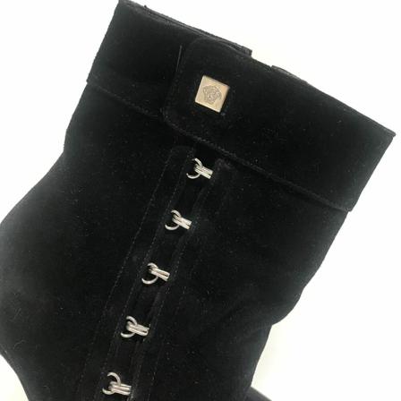 Versace Pre-owned Laarzen , Zwart , Dames , Maat: 36 EU Vintage Schoenen