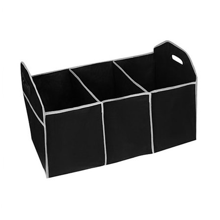 Sammenklappelig vandtæt opbevaringsboks til bilens bagagerum i non-woven stof