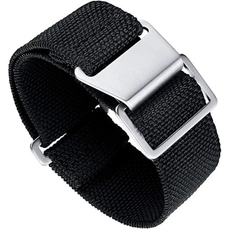 {xj} Fallskjermsnylonarmbånd med elastisk strikk - Erstatningsarmbånd for klokke