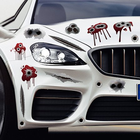 Nya Halloween Fönsterdekaler, Stora Läskiga Demoner Klistermärken för Ha