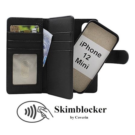 Skimblocker iPhone 12 Mini XL Magnet Plånboksfodral