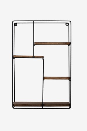 Homitis - Seinähylly Lotus - Ruskea - Seinähyllyköt - - Homeroom