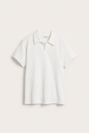Våfflad tenniströja | Offwhite | Barn | Kappahl