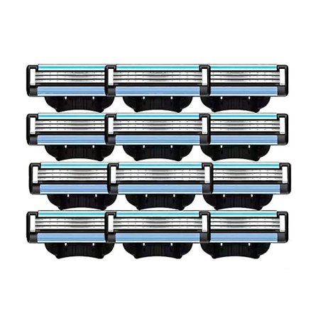 24 stk. Blade Refills, Manual Mach 3 Blade Refills til Mach 3 Mens Blade Refills