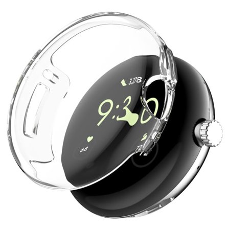 Heltäckende TPU Skal Google Pixel Watch 2 Transparent