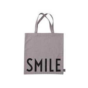 Design Letters Purple Smile Favorite Tote Bag One Size - Bags - One size - Purple - Junge