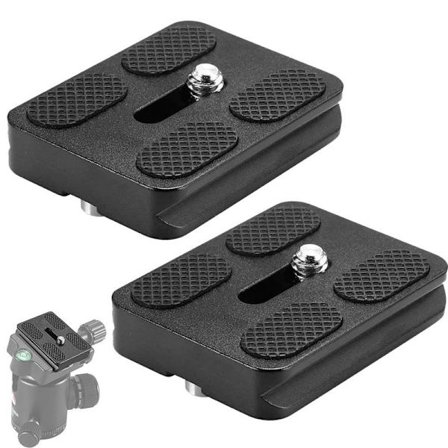 Hurtigudløserpladeadapter 2 stk. hurtigudløserplade kamerastativ