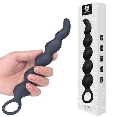 Anal Stimulator - S HANDE - SHD-S281-2 - 275 mm - Silikon - Svart