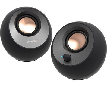 Creative Pebble V3 - Kraftfulla USB-C-högtalare med Bluetooth 5.0
