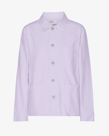 Organic Workwear Jacket - Soft Lavender L