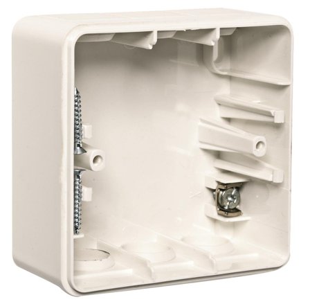 Elko EKO01277 Monteringsramme 1-roms, 85 x 85 x 36, 32 mm, hvit, Strømbrytere & vegguttak