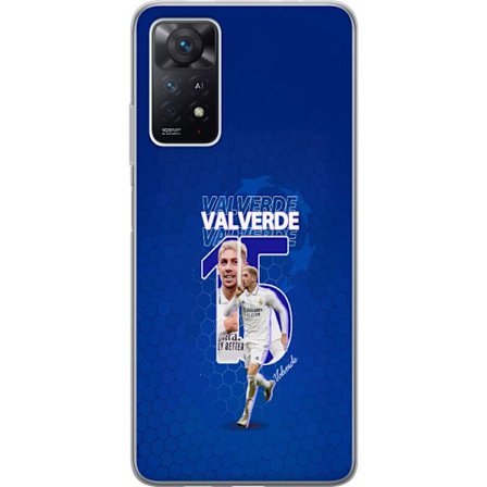 Kompatibelt Mobildeksel til Xiaomi Redmi Note 11 Pro 5G Federico Valverde Real Madrid Uruguay fotball midtbanespiller sterk fysikk allroundspiller hø