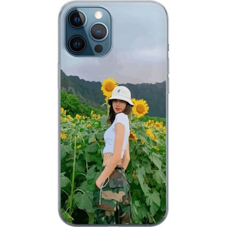 Kompatibelt Mobildeksel til Apple iPhone 12 Pro Lisa Blackpink Solsikker K-pop Idol