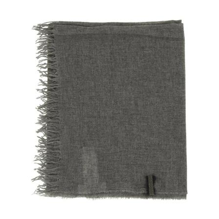 Fabiana Filippi Wool Scarf grå, Dam Sjalar, Dam, Storlek: ONE SIZE