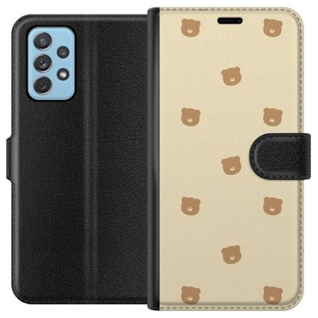 Plånboksfodral till Samsung Galaxy A52 5G med Björnmönster