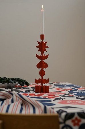 Jotex - Kerzenständer Rot - BIANCA - Kaufe Weihnachtsdeko bei Jotex