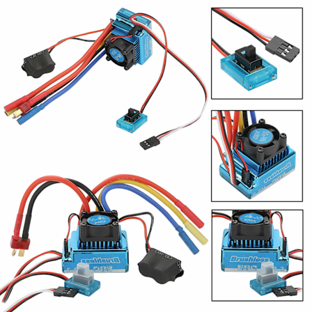 120a Børsteløs Esc Elektrisk Hastighedsregulator Rc Tilbehør Kompatibel med 1/10 1/8 Rc Bil
