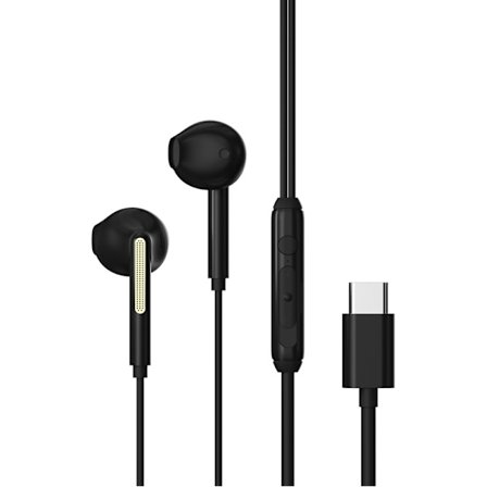 USB-C In-Ear Hi-Fi Hörlurar med Mikrofon iPhone 15,16, 17 /Samsung /Android