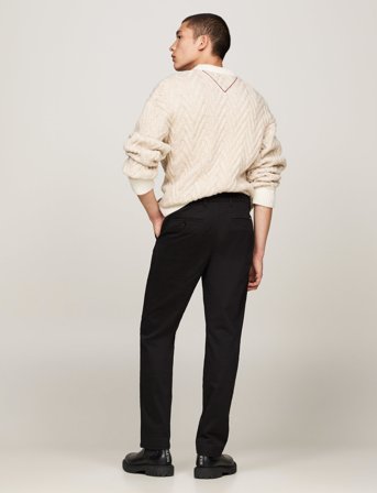 Tommy Hilfiger Denton Chino Satin - Black - 29 x 32