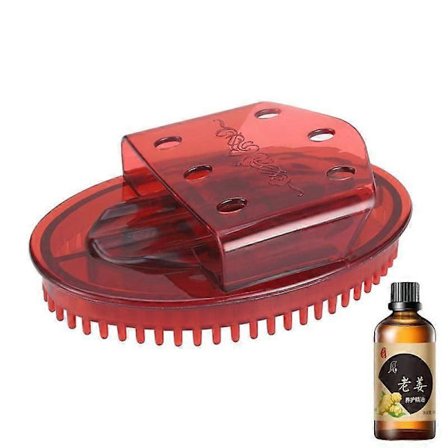 Fuld Krops Meridian Trykbørste Essentiel Massageolie Fremmer Blodcirkulationen