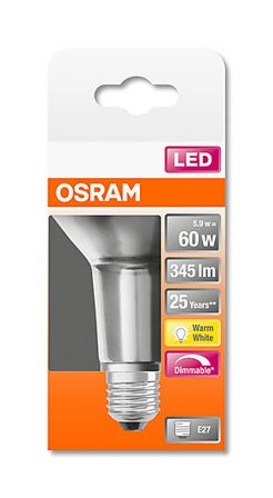 OSRAM LED Spot R63 60 5,9W 2700K dim E27
