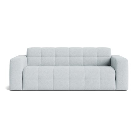 Paris 3 personers sofa - Aragon Krystal blå - 223x98x77cm - Elegant & Robust 3 Personers Sofa med Uovertruffen Komfort - Perfekt til stuen