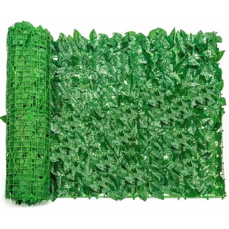 Utendørs hageantiskjerm mot tyveri, 0,5 x 3 m kunstig hekk