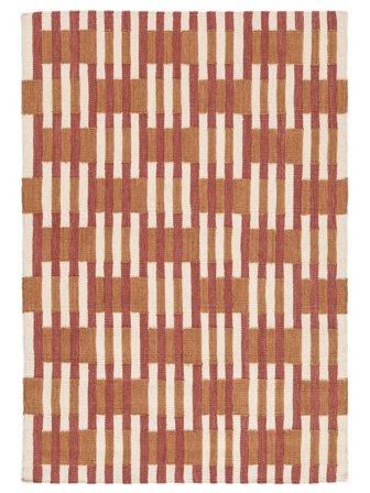 Challi Rouge Corail Petit Oeko-Tex Tapis