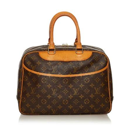 Louis Vuitton Vintage, Pre-owned Coated canvas handbags Bruin, Dames, Maat:ONE Size