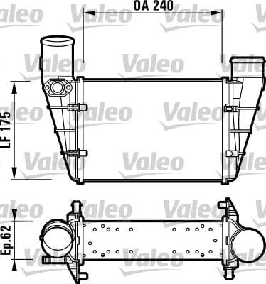 Intercooler VALEO 817625