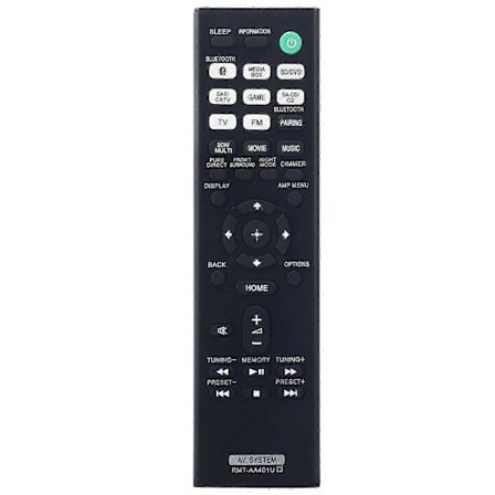 Fjernbetjening RMT-AA401U til Sony AV Multi-Channel Receiver STR-DH590 STR-DH790 HT-X9000F SAWX9000F