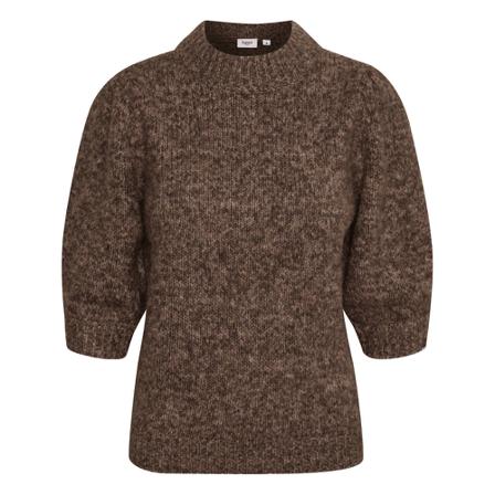 Saint Tropez, Pinje SZ Pullover Brązowy, Kobieta, Rozmiar: S
