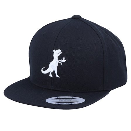 Kiddo Cap - Negro snapback Gorra - Kids Tea Rex Black Snapback @ Hatstore