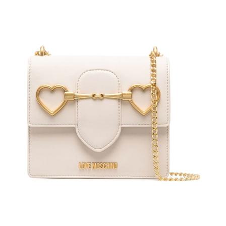 Love Moschino, Crossbody Clutch Beżowy, Kobieta, Rozmiar: ONE Size