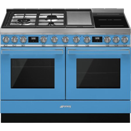 Smeg CPF120IGMPT Portofino gas-/induktionsspis, turkos | Vitvaror > Spisar > Gasspis | Bagaren och Kocken