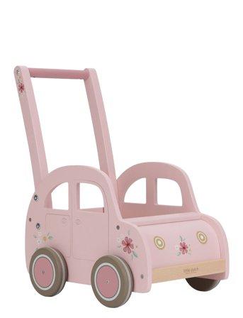 Little Dutch | Little Dutch - Gåvogn Bil - Pink | ONE SIZE