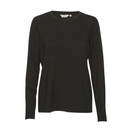 Basic Apparel Jolanda LS Tee Sort, Dame Langærmet