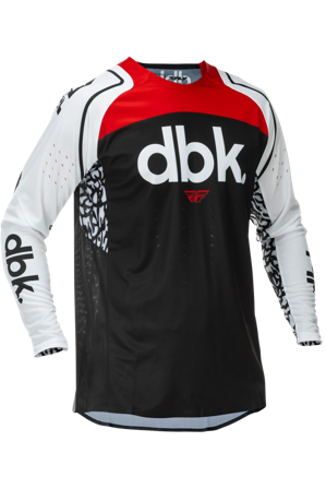 FLY Racing Evolution DST DBK V26 MX Jersey Black/White/Red L