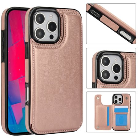 iPhone 16 Pro Max - NKOBEE Stilfullt Praktiskt Plånboksskal