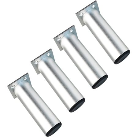 4 Justerbare Ben 12cm Høyde Tykkere Skapben Ben Bordben Pels