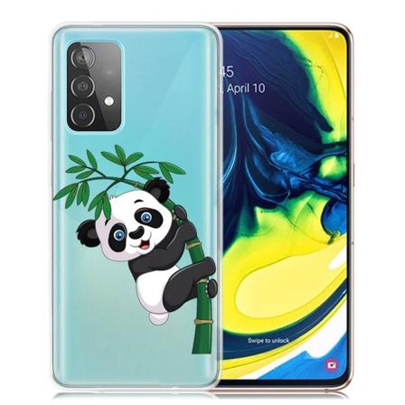 Deco Samsung Galaxy A82 5G skal - Panda Och Bambu Svart