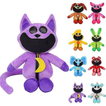 2024 11,8 tommers Smiling Critters-serie figur plysjleketøy tegneserie spill myk utstoppet dukke katteblund barn bursdagsgaver Shzev (FMY) Dog