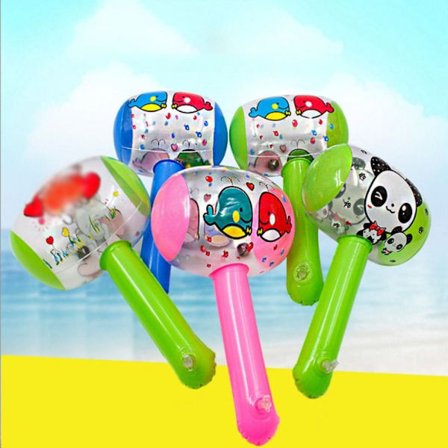 12 stk oppustelig hammer lufthammer baby oppusteligt legetøj