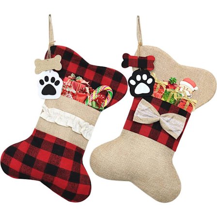 Julekuler, sett med 2, juledekorasjoner, kjæledyrhund C