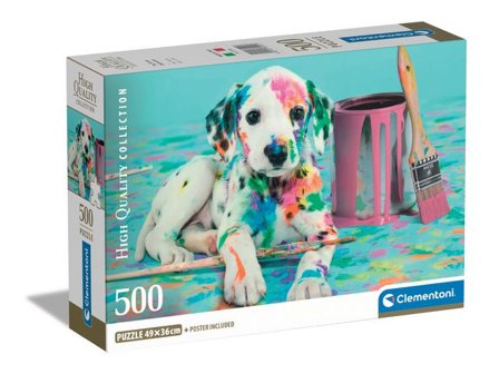 CLEMENTONI Pussel Rolig Dalmatin 500 bitar - Lyreco - Skola och förskola - Lekmaterial - Pussel - Askpussel