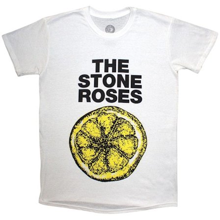 The Stone Roses Unisex Vuxen 1989 Tour Lemon T-Shirt XL Vit