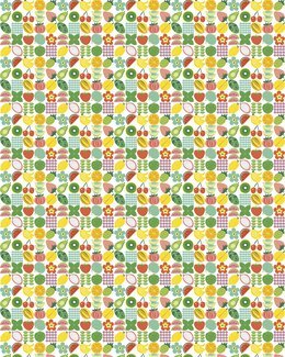 Metervara Fruktstund Multi - Kök - Arvidssons Textil