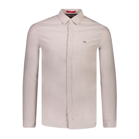 Tommy Hilfiger Overhemd Beige , Beige , Heren , Maat: L